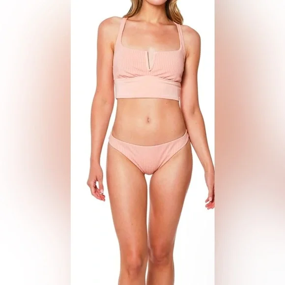 Sanctuary Swim Divas im The Details Paisley Set Bikini Top & High Rise Bottom M - Picture 3 of 16